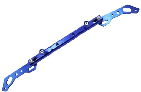 KIRYU Navigationshalterung Motorrad Aluminium Legierung GPS Navigation Handy Halterung Multifunktionale Halterung Verstärkung Universal Balance Bar Navigation Halterung(Blau)
