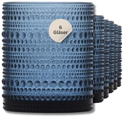 Fortessa Gläser Set Jupiter, 6er-Set, blau (Azur)