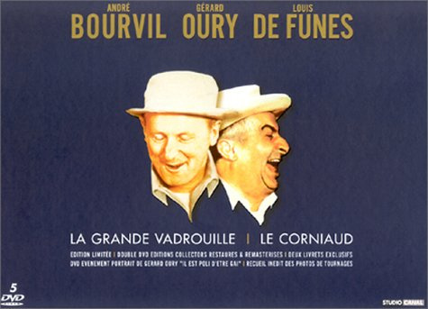 Coffret de funes, oury, bourvil : la grande vadrouille - le corniaud