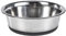Kerbl Hundenapf Edelstahl, Hundefressnapf Wassernapf, rutschfest, 425 ml