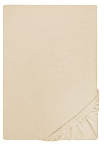 biberna Jersey-Spannbetttuch 0077155 kitt 1x 90x190 cm - 100x200 cm