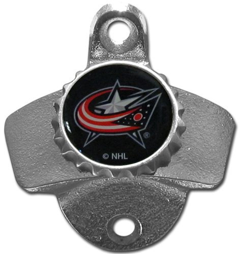 NHL Columbus Blue Jackets Wall Mounted Bottle Opener