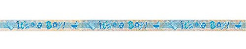 2,7 m Prismatisches Banner für Babypartys mit Aufschrift It's A Boy