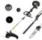 BRAST® Benzin Multitool 3.0 PS 5 in1 Motorsense Heckenschere Hochentaster Rasentrimmer Astsäge Freischneider 52cm³ TÜV geprüft