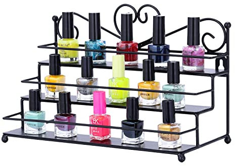 Dazone® Nagellack Organizer Nagelllack Ständer Nagellack Display Nagellack Regal Metall Nagellack Aufbewahrung