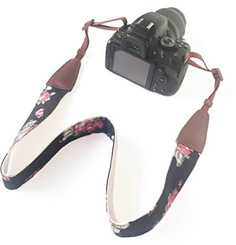 Bestele Kamera gurt Nacken Schulter Umhängeband Schultergurt Gürtel Tragegurt für Alle DSLR/SLR/Nikon/Canon/Sony/Lumix/Fujifilm/Ricoh/Samsung/Olympus Kamera