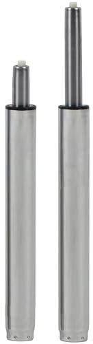 Charles Jacobs - Pistone a gas di ricambio per sedia, dimensioni e colori a scelta, Chrome, 38 cm