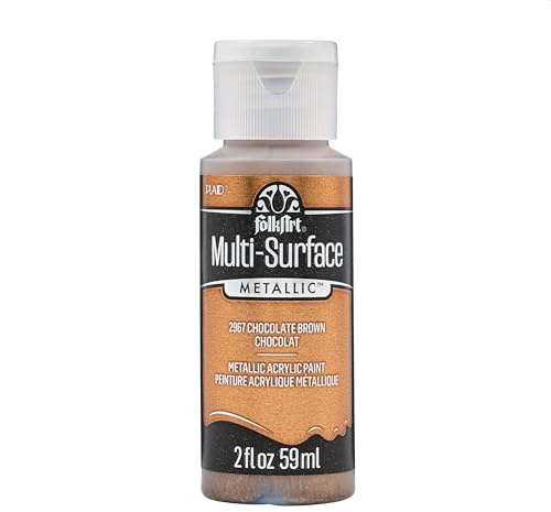 Plaid FolkArt Multi-Surface Paint | Colours Listed 59ml (2oz) Chocolate Brown