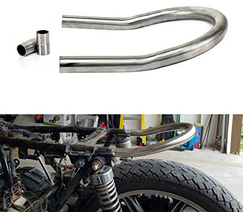 TARAZON universal 270mm Länge Edelstahl Cafe Racer Loop Heckrahmen Heckbügel Rahmenbügel Rear Frame Loop für Yamaha für Suzuki für Honda