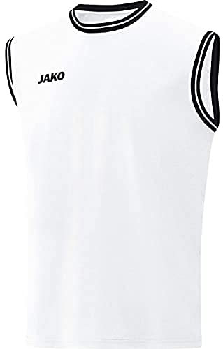 JAKO Unisex Kinder Center 2.0 Trikot, Weiß/Schwarz, 11-13 Jahre EU