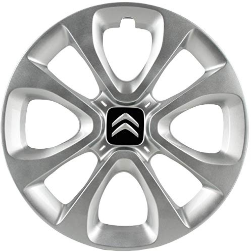 Citroen 98138694TW Mont Blanc - 1 x embellecedor de rueda Tapacubo, 15
