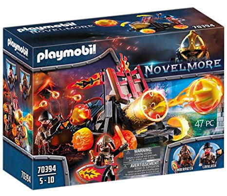PLAYMOBIL Novelmore 70394 Lavabombarde, Für Kinder von 4-10 Jahren
