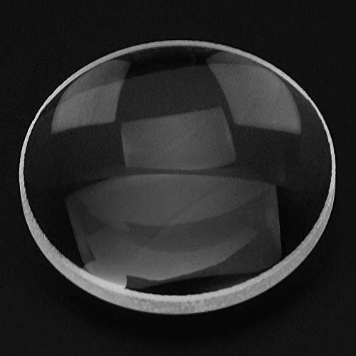 K9 Optisches Glas Doppelte Konvexe Linse Brennweite 100mm Durchmesser 30mm Optisches Verarbeitungsglas Lupe 100mm Brennweite Polierte Optische Linse Sehr Gut Geeignet für Physikunterricht