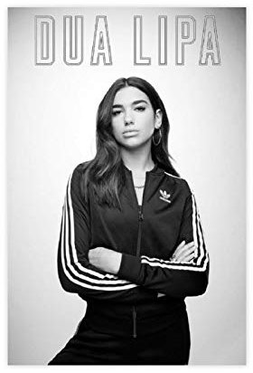 Sänger Songwriter Model Dua Lipa 16 Leinwand-Kunst-Poster und Wandkunstdruck, modernes Familienschlafzimmerdekor, Poster, 30 x 45 cm, ohne Rahmen