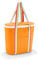 reisenthel thermoshopper Kühltasche für den Einkauf oder das Picknick mit 2 Trageriemen Aus wasserabweisendem Material, Couleur:pop mandarin