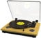 Record Player for Vinyl with Built In Speakers, Bluetooth Record Player with Integrated Amplifier and Speakers, Home Audio 33 1/3, 45 and 78 RPM, AUX In, Stereo Phono and RCA Output, USB Recording
