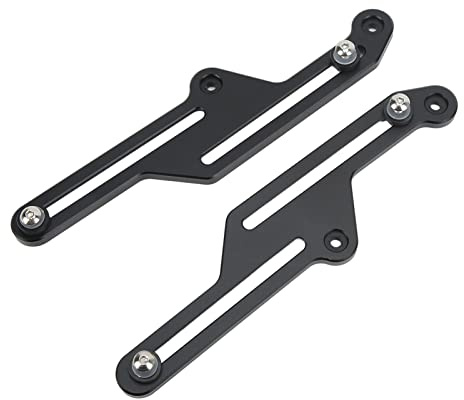 Tenere 700,Tenere 700 Windsn Adjusters Tenere 700 Accessories and Windshields Pair Motorrad Adjustable Windshield Bracket Black Eloxal Repment for Tenere 700 Xt700Z 2019-2021
