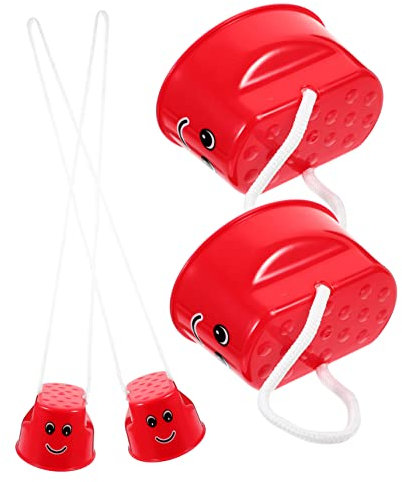 DRESSOOS 4stücke Kinderstelzen Spielzeug Stelzen Für Kleinkinder Gehende Stelzen Eltern-Junge Mädchen Stelzenspielzeug Balance Spielzeug Aus Kunststoff Für Gleichgewichtstraining Und Outdoo