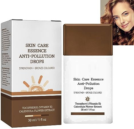 Elephant Bronzer Drops,Bronzer Drops für Gesicht und Körper,Flüssige Bronzer-Creme,Bronzing Serum gegen feine Linien und Falten,Skincare Essence Facial Tanning Drops,Erzeugt einen bronzierten Glow