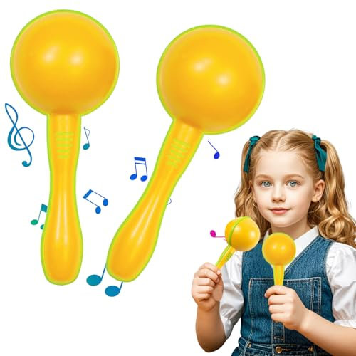Norhogo shakers for babies, Plastic Maracas Percussion Instruments, baby maracas, Shaker Musical Instrument Learning Toys, Mini Maracas Musical Instruments For Adults, Children And Sensory Play