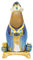 OH YEAH - Globo Foil de Pie Rey Mago Gaspar - 110 cm - Globos Reyes Magos Navidad - Decoración Globo Reyes Magos Grandes - Globos Foil de Pie Navidad - Rey Mago Gaspar - FÁCIL HINCHADO