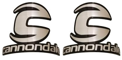 Ruilin MTB Bike Head Badge Decals Stickers BMX Foldable Bike Frame Sticker (Cannon-Dale.(Letter))