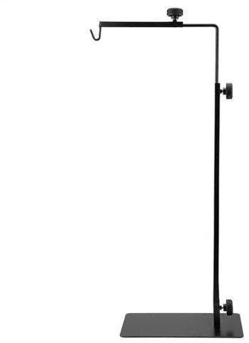 rflaueo Reptile Lamp Stand for Habitat Cage Adjustable 13.7-25.5 Inch Heat Lamp Stand Fixture for Terrarium Hanging Reptile Light Stand for Tortoise Lizards Bearded Dragon Snake Chick (U151-1)