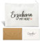 BETESSIN Kita Abschiedsgeschenk für Erzieherin - Erzieherin mit Herz - Weißes Mäppchen mit Dankeskarte und Umschlag - Make-up Tasche - Geschenkeidee für Erzieherin zur Weihnachten