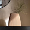 KOMODEKO | NARA Beige Vase für Trockenblumen und Pampasgras im skandinavischen Stil, Moderne Deko fürs Wohnzimmer, aus leichtem und langlebigem umweltfreundlichen Biokunststoff - Aesthetic Room Decor