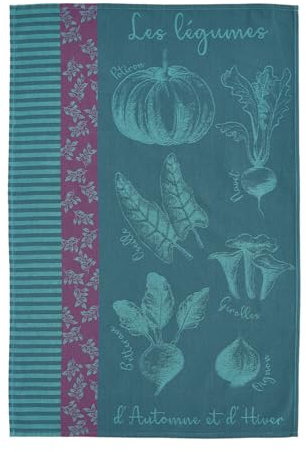 Coucke Geschirrtuch, Bedruckt, Jacquard, Baumwolle, 50 x 75 cm