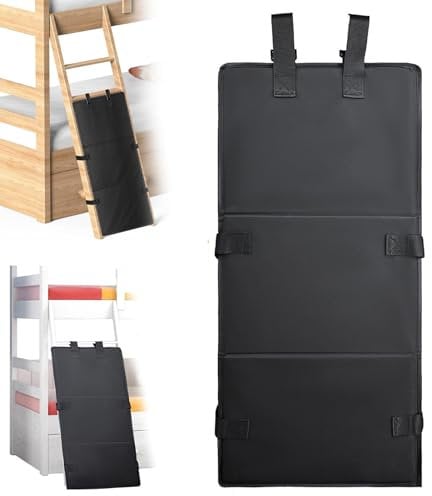 Csafyrt Bunk Bed Ladder Cover 30.71x14.96x1.38 Bunk Bed Ladder Pads Folding Bunk Bed Step Pads With Adjustable Buckles Prevent Climbing For Child