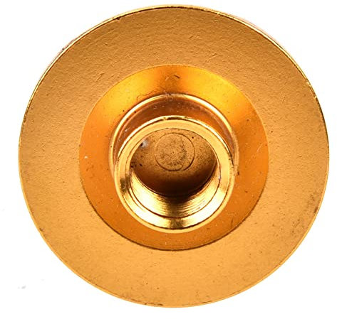 Coprivalvola per Bicicletta, Coprivalvola Resistente della Forcella Anteriore, Coprivalvola Ermetico in Lega di Alluminio, Sospensione per Uomo, Bici, Donna, Esterno (YELLOW)