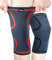 Actesso Kniebandage Knieverband - Elastische Kompression Kniebandagen zur Schmerzlinderung während Sport und Nach Verletzungen - Fur Manner und Damen (Grau, L (1er Pack))