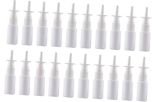 MUSISALY 200 Pièces spray bottle bouteille spray bouteille d'injection directe pulvérisateurs flacon pulvérisateur à fine brume Flacon vide de 10 ml plastique pe blanche