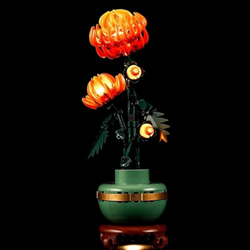 Led Light kit Set, for Lego 10368 Chrysanthemum Model, Compatible with Lego 10368 Model (Luminaire only, Model not Included)