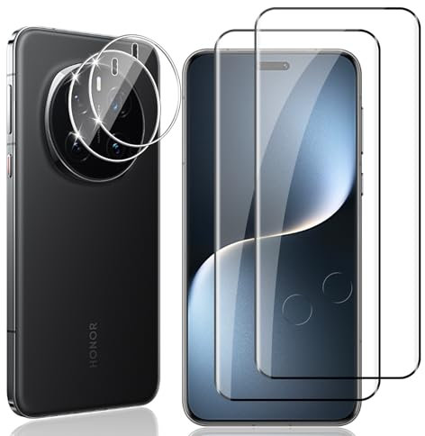 Locofun Schutzfolie für Honor Magic 7 Pro 5G für Panzerglas, 9H Härte Panzer Schutz Glas und Kameraschutz Folie [2+2 Stück], Anti-Kratzer Displayschutzfolie Schutzglas