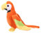 Alasum Simulation Farbpapagei Kinder Kuscheltier plüschtiere für Babys Plüschtiere für Kinder Parrot Toys Spielzeug lustige Papageienpuppe Simulation Papagei Kindergeschenk Orange