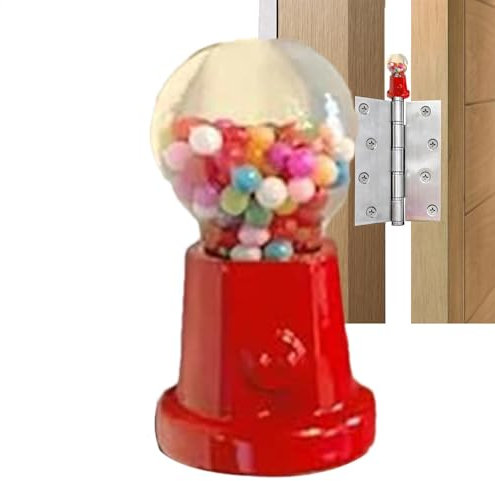 Hinge Heads Decorative Topper, Funny Cartoon Metal Door Topper, Cartoon Magnetic Hinge Topper, Hinge Head Home Decoration for Metal Door