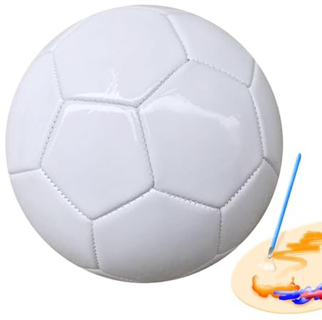 gra ffiti-fußball-Autogramm-Fußball - Signiertes Fußball -Ballgröße 3/4/5, Machen Sie Ihren Eigenen Fußballball Für Unterschriften, Promos, Unterzeichnungen, Geburtstagsabschluss Des Trophäenjubiläum