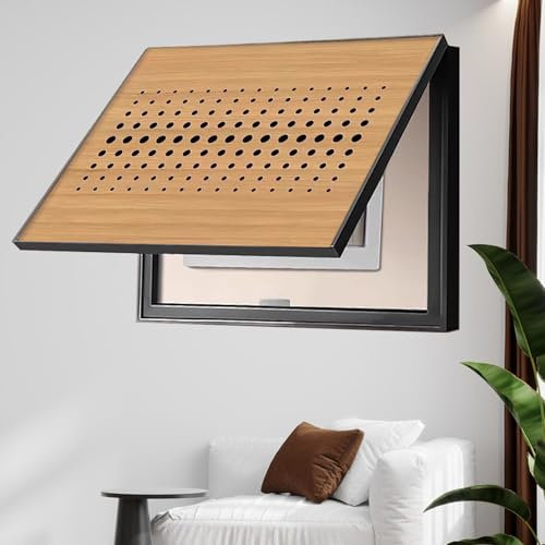 Cache Compteur Electrique Panneau Décoratif en Bois pour Boîtier de Disjoncteur, Cache-Panneau Électrique Creux pour Remplacement de Boîte à Fusibles, Panneau Cache-Compteur Électrique pour Ferme(C,40