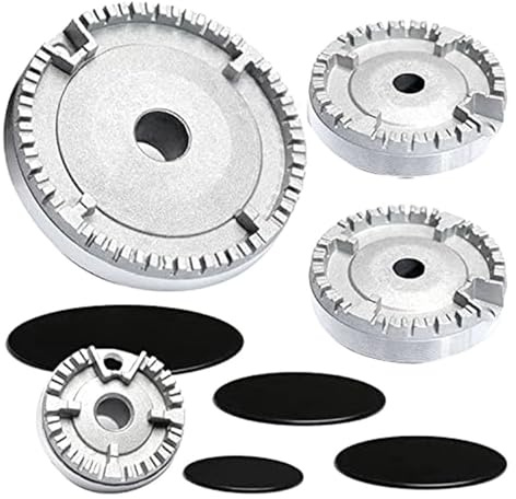 Universal Burner Crown Flame Cap Oven Cooker Hob Gas For CDA,Flame Burner Cap Crown Fits All Between Sizes Easy To Use