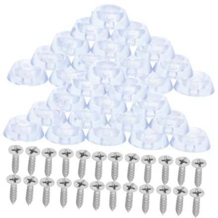 KONTONTY 150pcs Semitransparent Non-slip Cutting Board Leg Pads Rubber Bumpers for Kitchen Wooden Chopping Blocks Reusable Foot Pads for Stable Support and Noise Reduction