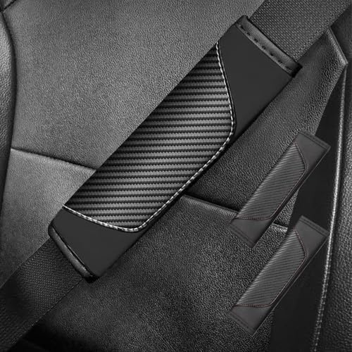 Flintronic 2 Stück Gurtpolster Auto, Sicherheitsgurtprotektoren für Auto-Innenzubehör, Auto-Sicherheitsgurtbezüge, Gurtpolster Autogurt Polster, Gurtschoner Auto für Erwachsene und Kinder