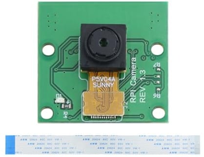 Vdaxvme High Definition 5MP Kameramodul 1080P Webcam OV5647 Sensor mit Flachbandkabel Modul für RPi 2/4/3B+ Zubehör