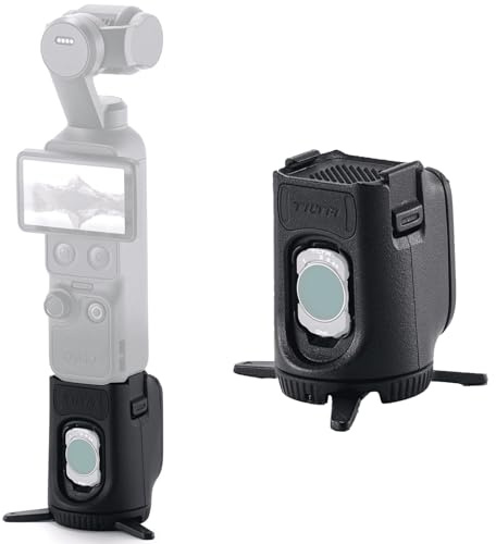 Espansore Magnetico per Filtri Tilta, Compatibile con DJI Osmo Pocket 4 e 3 | Portafiltro Magnetico a Sostituzione Rapida per 3 Filtri, Supporto Girevole per Filtri