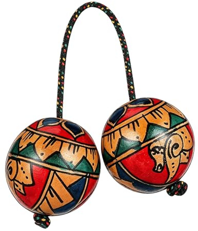 Junhonze Kashaka Shaker Instrumento - Aslatuas Pelota RíTmica - Shaker RíTmico Bolas, Adecuado Para Actuaciones Individuales Y Grupales, Un Instrumento De PercusióN Para Y Principiantes