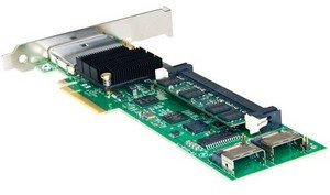 Intel RAID Controller SRCSASJV ContrÃ'der Lagerung (RAID) - 8 Kanal, SATA - 300/SAS Geringer Platzverbrauch: 300 MB/s, RAID 0, 1, 5, 6, 10, 50, 60, PCI Express x8