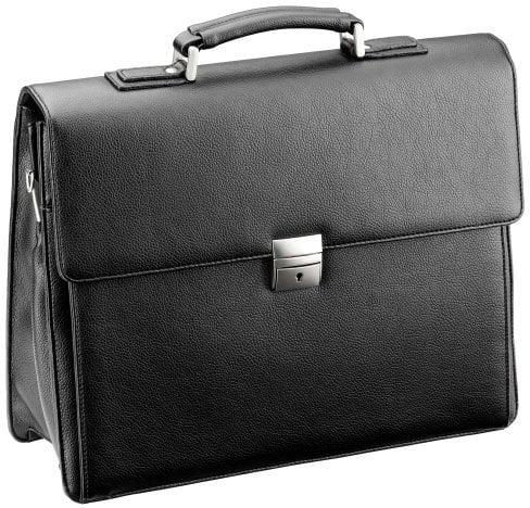 D&N Business Line Aktentasche, 40 cm, 18L, Schwarz