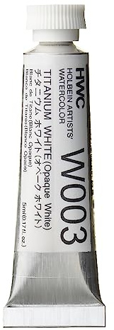 Holbein Watercolour : 5ml Tube TITANIUM WHITE
