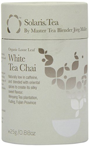 Solaris Tea Organic Loose Whole Leaf White Tea Chai 25 g